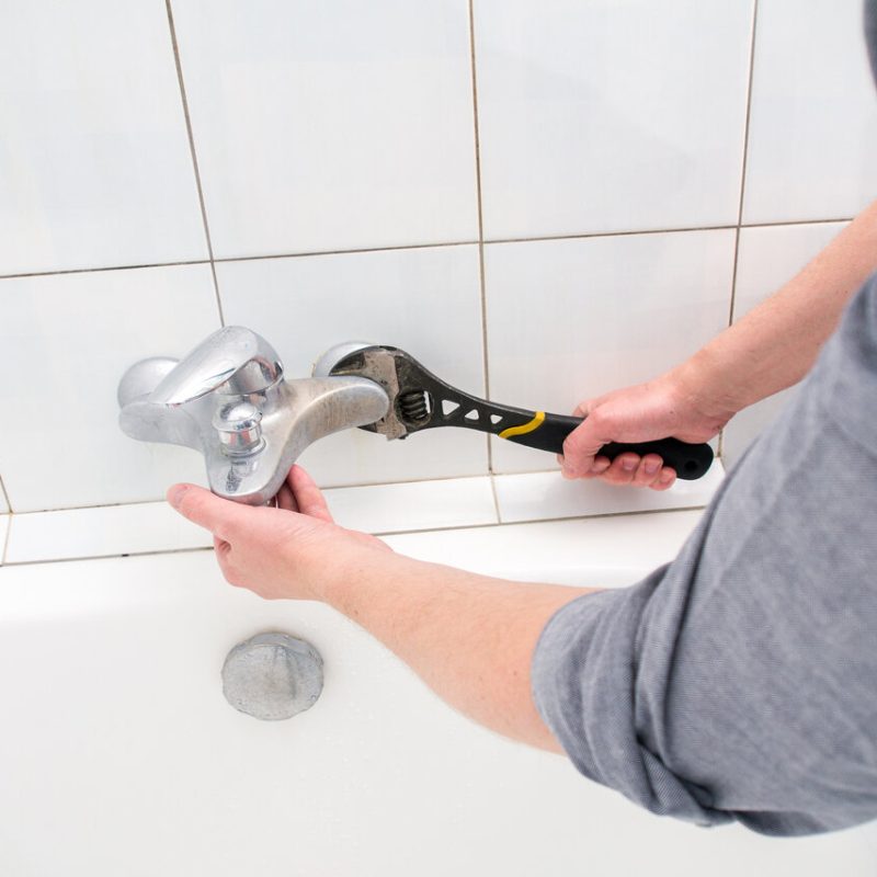 damaged faucet